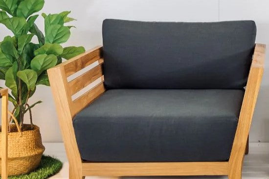 Timber armchairs hot sale