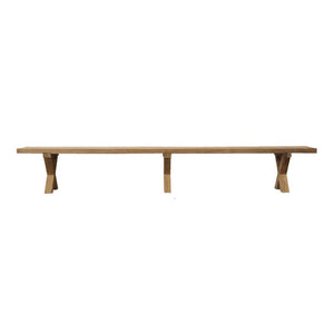 Bunbury Outdoor Recycled Teak Bench 250 cm