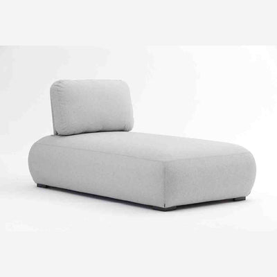 Iowa Outdoor Upholstered Chaise Lounge