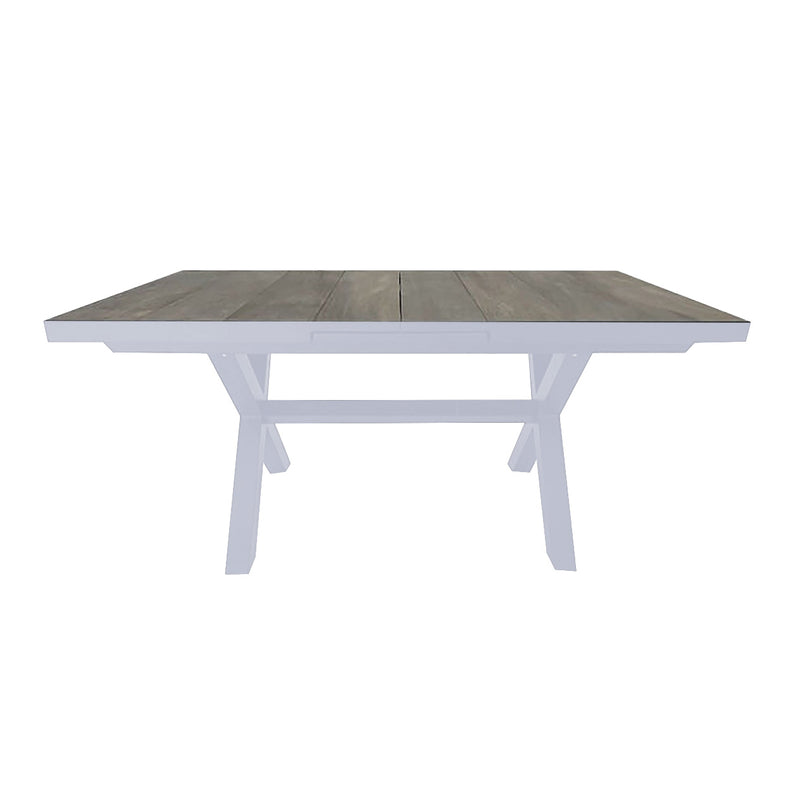 Clifton Outdoor Ceramic Extension Dining Table 161/201 cm