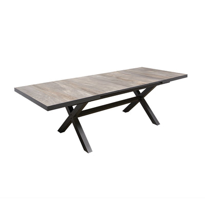 Clifton Outdoor Ceramic Extension Dining Table 201/261 cm