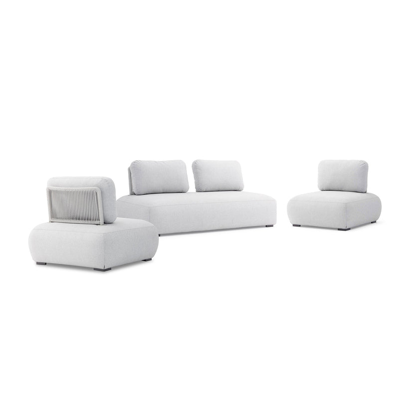 Iowa 4 Seater Outdoor Upholstered Lounge