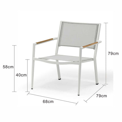 Largo Outdoor Aluminum Leisure Chair