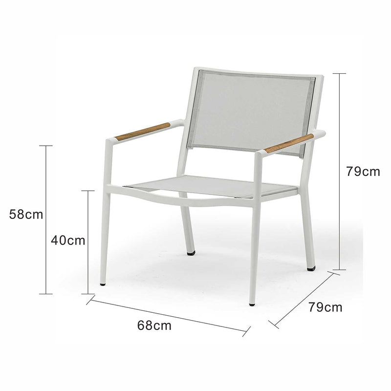 Largo Outdoor Aluminum Leisure Chair