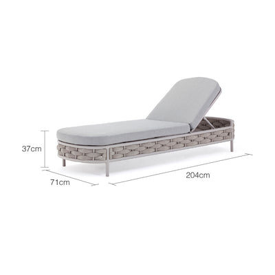 Boston Outdoor Rope Sun Lounger