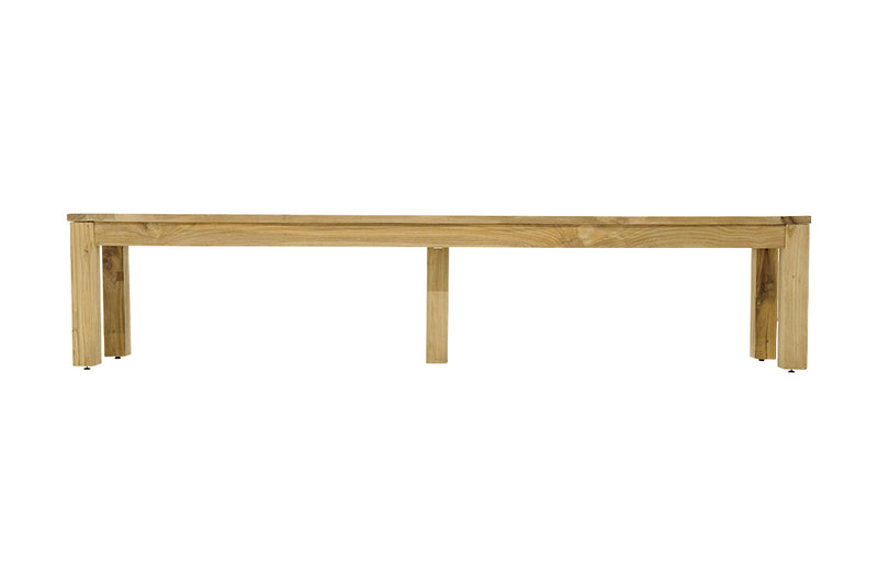 The light-brown 270 cm long wooden &