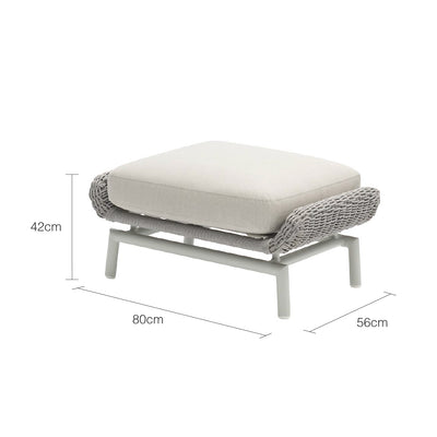 Sorrento Outdoor Rope Ottoman