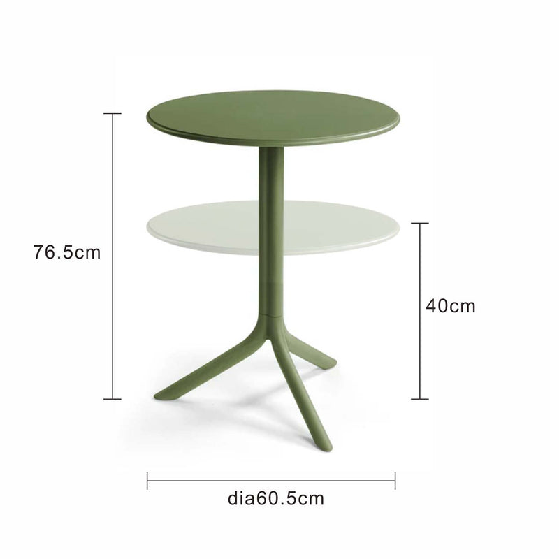 Nardi Spritz Outdoor Resin Round Dining Table 60.5 cm