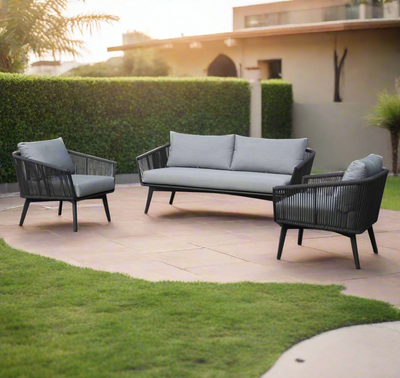 Truro 5 Seater Outdoor Rope Lounge