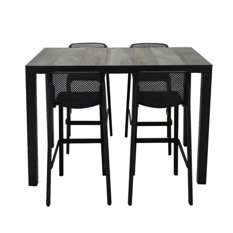 Clifton Table Nardi Net Stool Outdoor Bar Setting