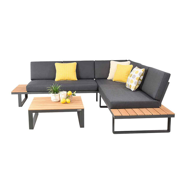 Aluminium outdoor deals lounge